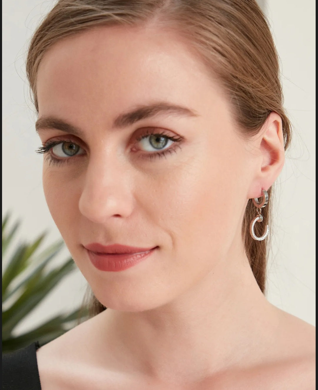 Classy C Shapped Earrings Set