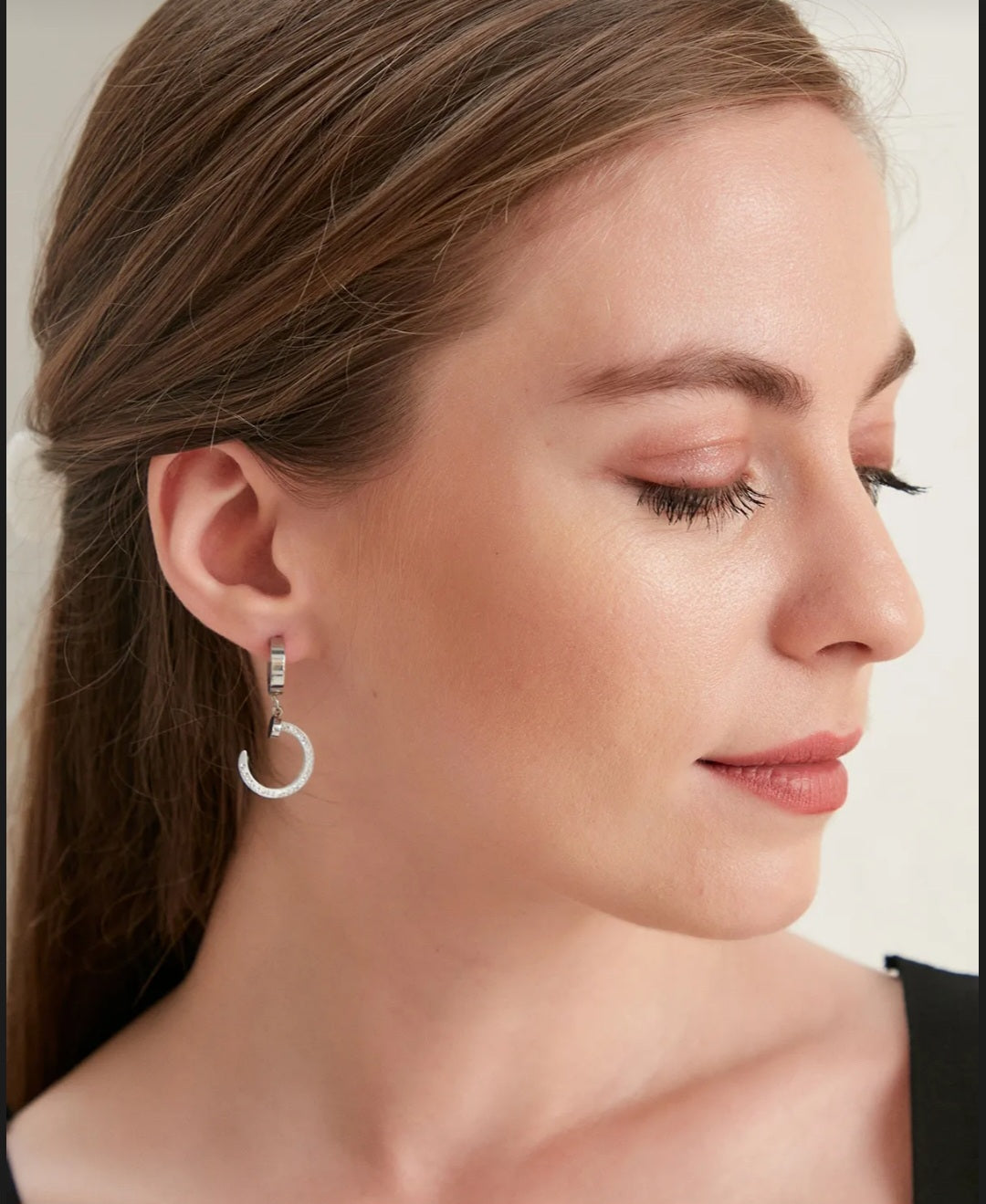 Classy C Shapped Earrings Set